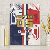 Custom Panama Football Canvas Wall Art Cybernetic Mech Warrior Flag