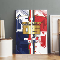 Custom Panama Football Canvas Wall Art Cybernetic Mech Warrior Flag