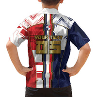 Custom Panama Football Hawaiian Shirt Cybernetic Mech Warrior Flag