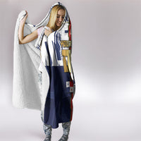 Custom Panama Football Hooded Blanket Cybernetic Mech Warrior Flag