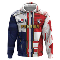 Custom Panama Football Hoodie Cybernetic Mech Warrior Flag