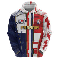 Custom Panama Football Hoodie Cybernetic Mech Warrior Flag