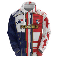 Custom Panama Football Hoodie Cybernetic Mech Warrior Flag