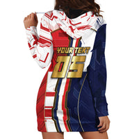 Custom Panama Football Hoodie Dress Cybernetic Mech Warrior Flag