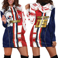 Custom Panama Football Hoodie Dress Cybernetic Mech Warrior Flag