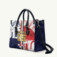 Custom Panama Football Leather Bag Cybernetic Mech Warrior Flag