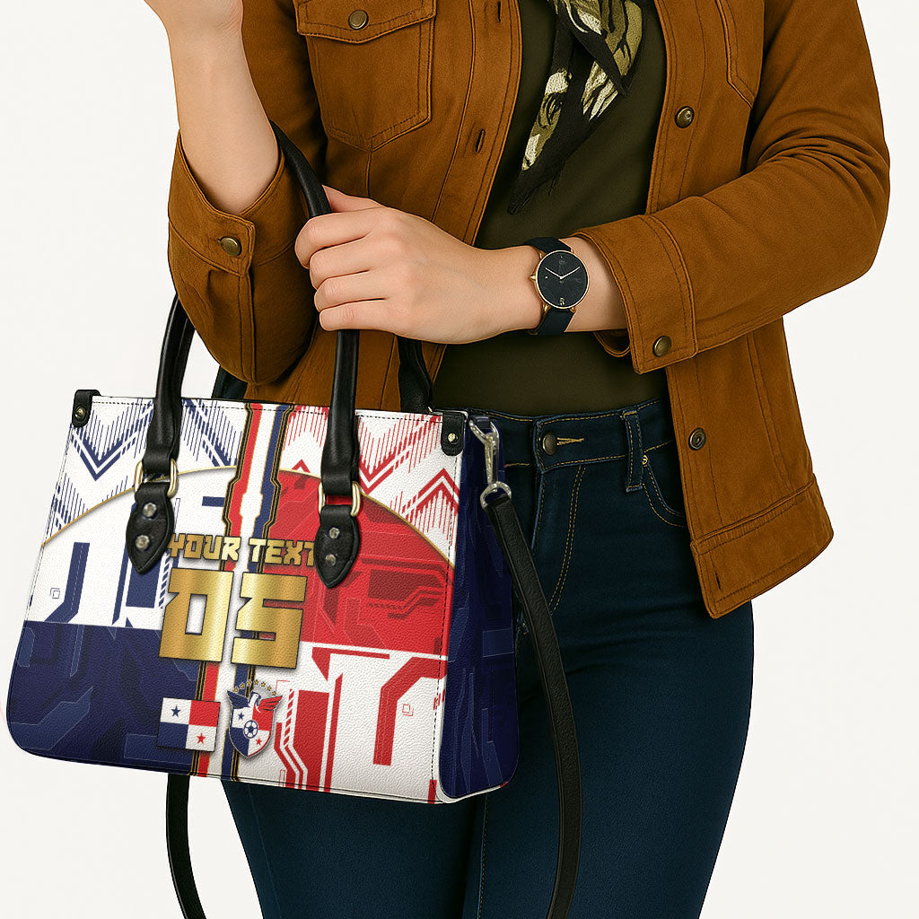 Custom Panama Football Leather Bag Cybernetic Mech Warrior Flag