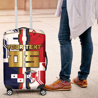 Custom Panama Football Luggage Cover Cybernetic Mech Warrior Flag