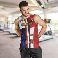 Custom Panama Football Men Tank Top Cybernetic Mech Warrior Flag