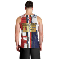 Custom Panama Football Men Tank Top Cybernetic Mech Warrior Flag