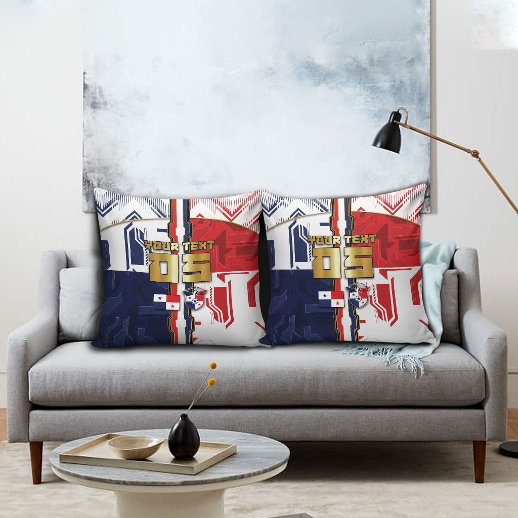 Custom Panama Football Pillow Cover Cybernetic Mech Warrior Flag