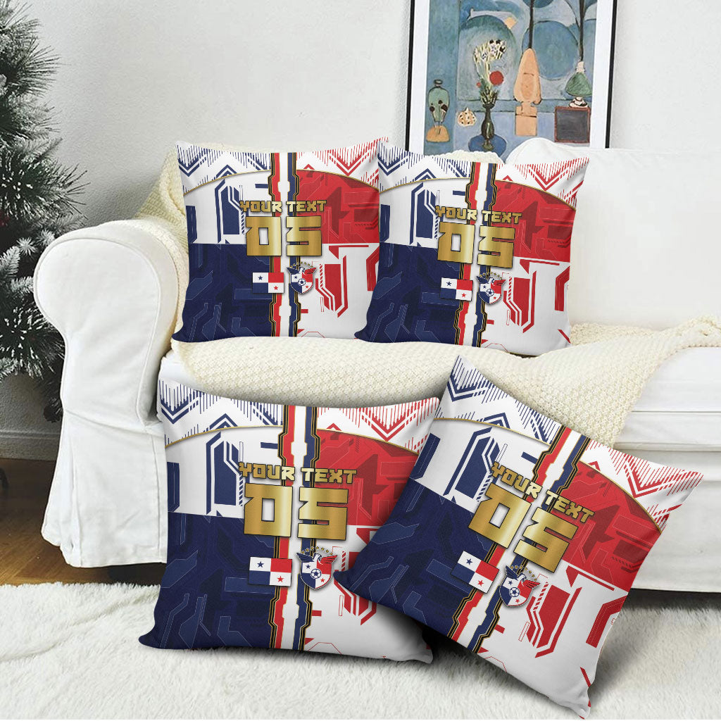 Custom Panama Football Pillow Cover Cybernetic Mech Warrior Flag