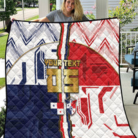 Custom Panama Football Quilt Cybernetic Mech Warrior Flag