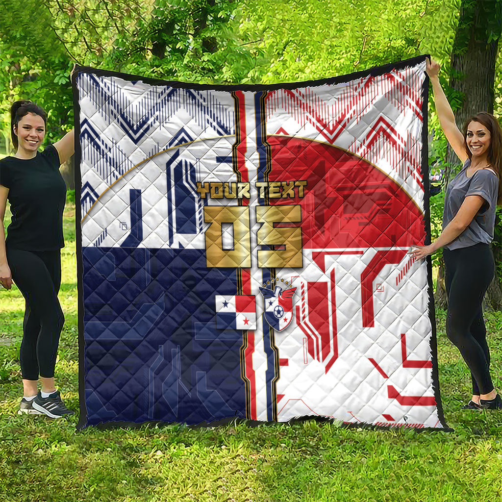 Custom Panama Football Quilt Cybernetic Mech Warrior Flag