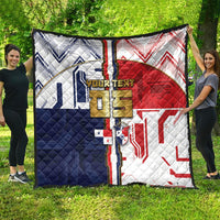 Custom Panama Football Quilt Cybernetic Mech Warrior Flag