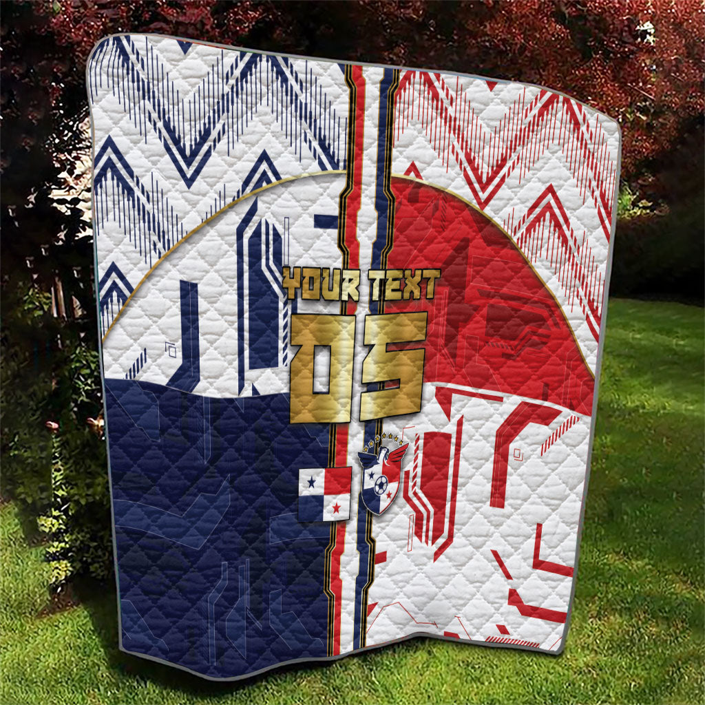 Custom Panama Football Quilt Cybernetic Mech Warrior Flag