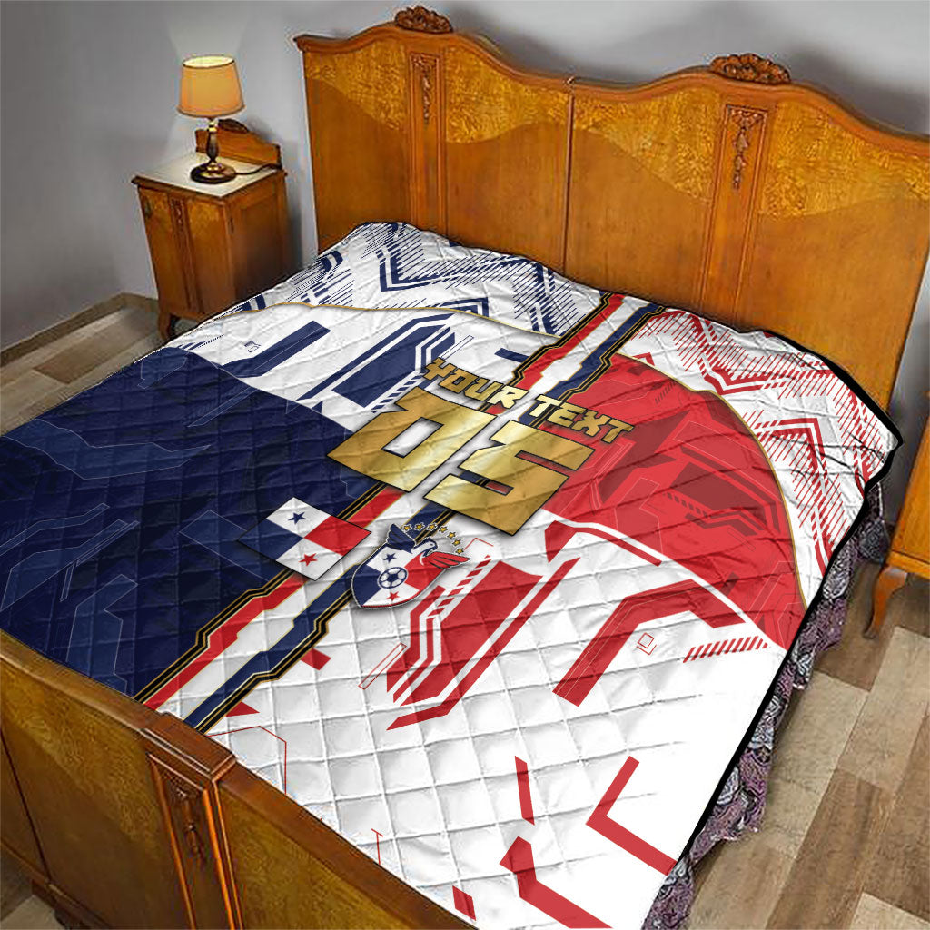 Custom Panama Football Quilt Cybernetic Mech Warrior Flag