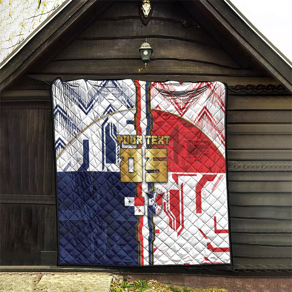 Custom Panama Football Quilt Cybernetic Mech Warrior Flag