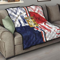 Custom Panama Football Quilt Cybernetic Mech Warrior Flag