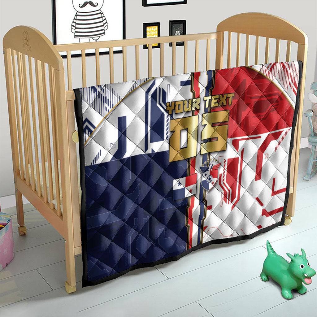 Custom Panama Football Quilt Cybernetic Mech Warrior Flag