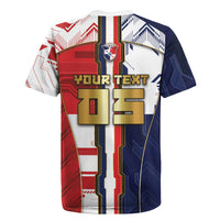 Custom Panama Football Rugby Jersey Cybernetic Mech Warrior Flag