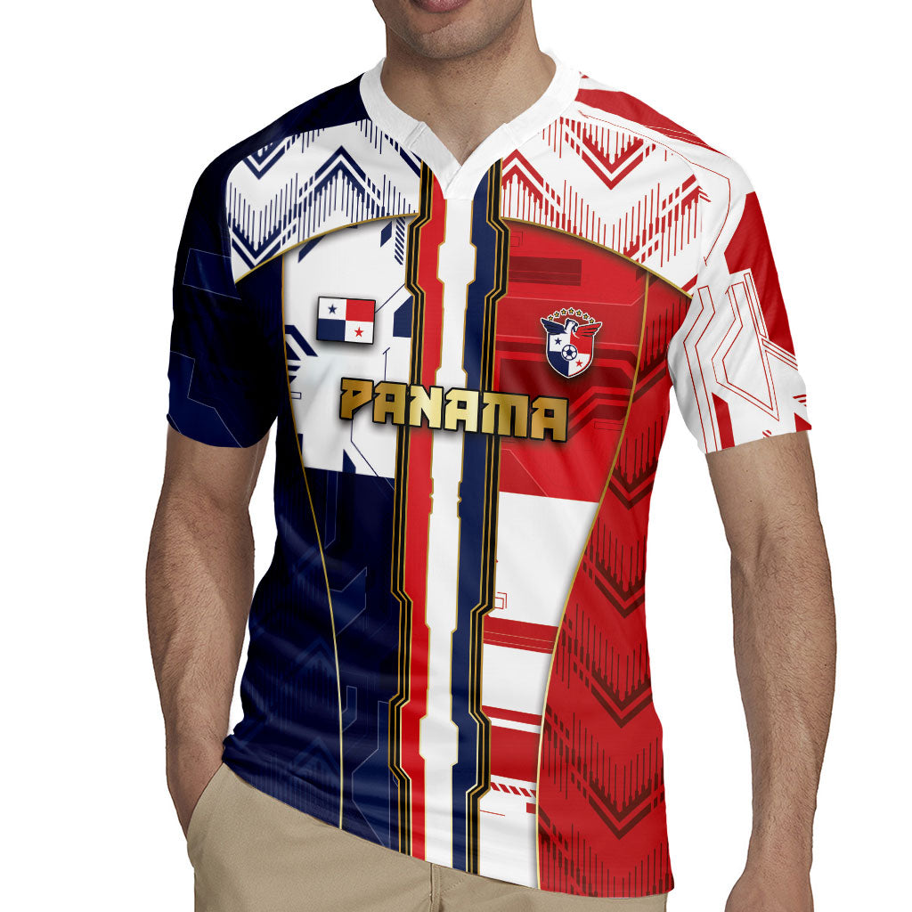 Custom Panama Football Rugby Jersey Cybernetic Mech Warrior Flag