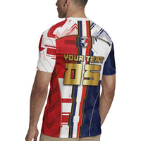 Custom Panama Football Rugby Jersey Cybernetic Mech Warrior Flag