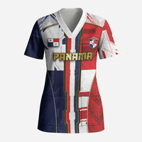 Custom Panama Football Scrub Top Cybernetic Mech Warrior Flag