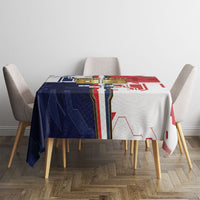 Custom Panama Football Tablecloth Cybernetic Mech Warrior Flag