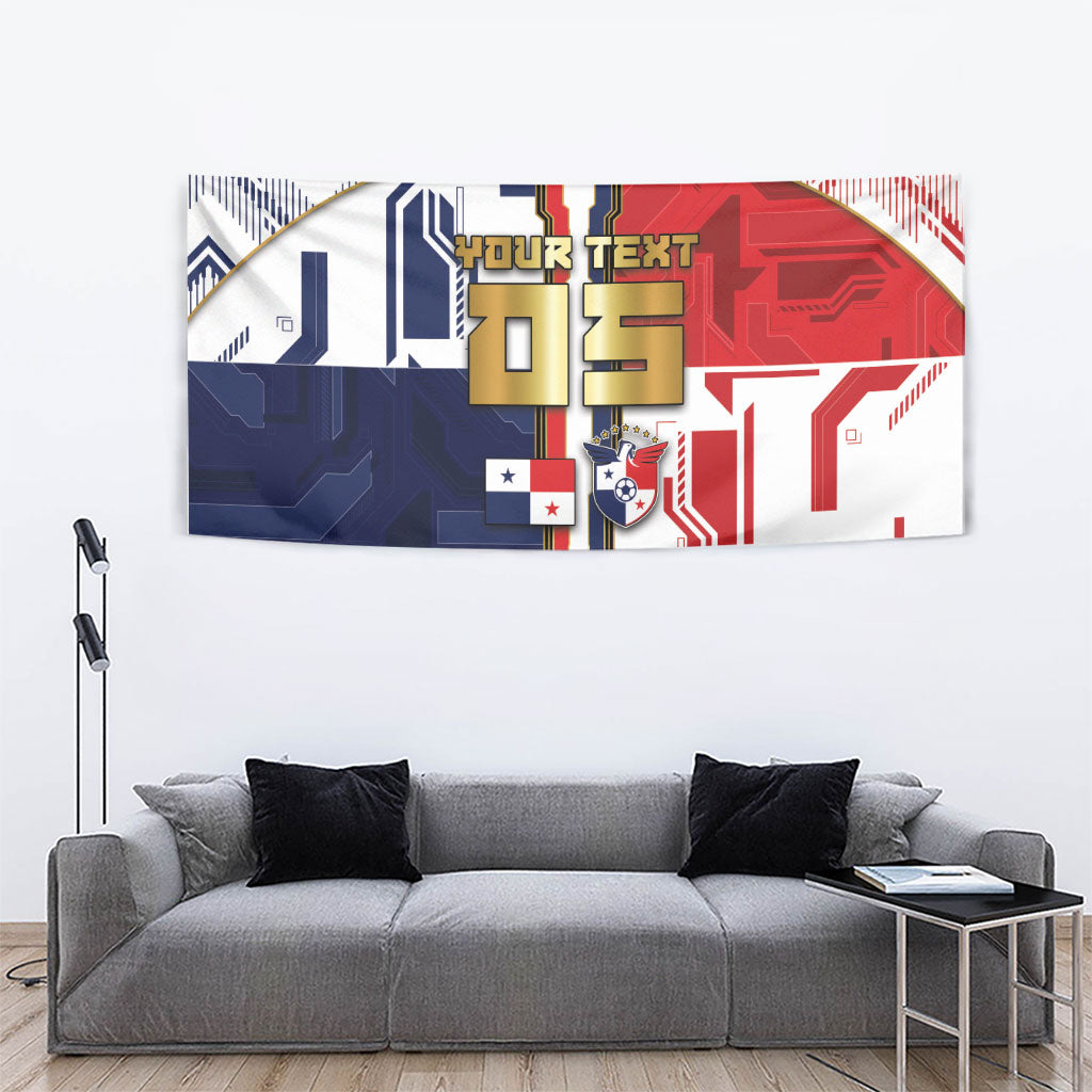 Custom Panama Football Tapestry Cybernetic Mech Warrior Flag