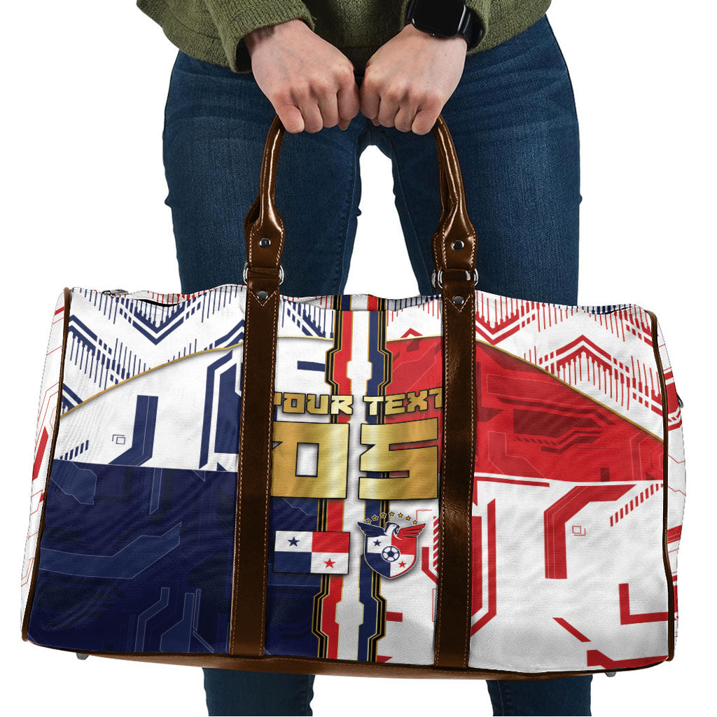 Custom Panama Football Travel Bag Cybernetic Mech Warrior Flag