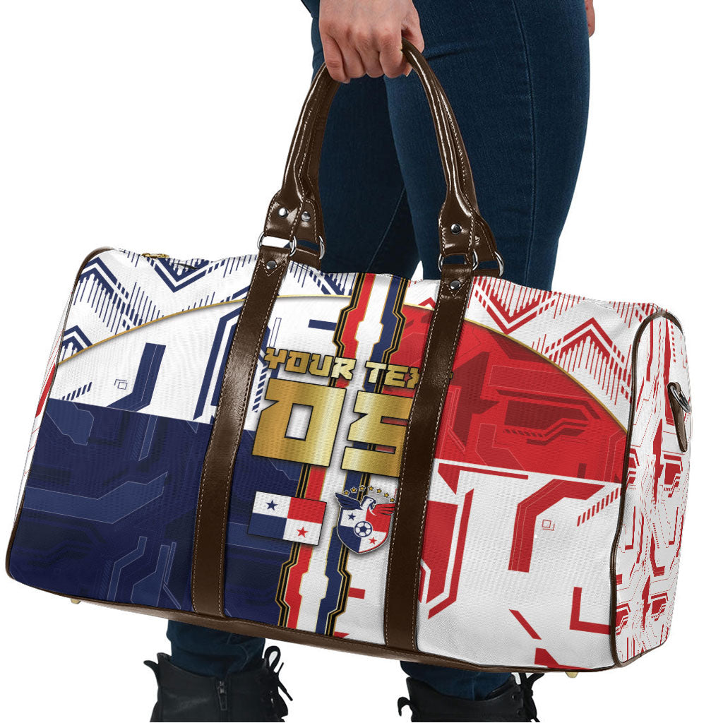 Custom Panama Football Travel Bag Cybernetic Mech Warrior Flag