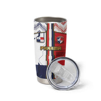 Custom Panama Football Tumbler Cup Cybernetic Mech Warrior Flag