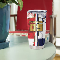Custom Panama Football Tumbler Cup Cybernetic Mech Warrior Flag