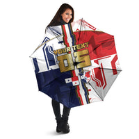 Custom Panama Football Umbrella Cybernetic Mech Warrior Flag