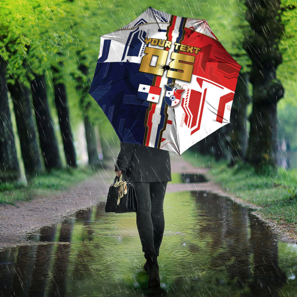 Custom Panama Football Umbrella Cybernetic Mech Warrior Flag