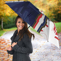 Custom Panama Football Umbrella Cybernetic Mech Warrior Flag