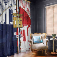 Custom Panama Football Window Curtain Cybernetic Mech Warrior Flag