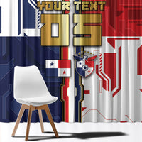 Custom Panama Football Window Curtain Cybernetic Mech Warrior Flag