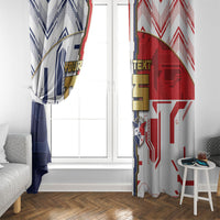 Custom Panama Football Window Curtain Cybernetic Mech Warrior Flag