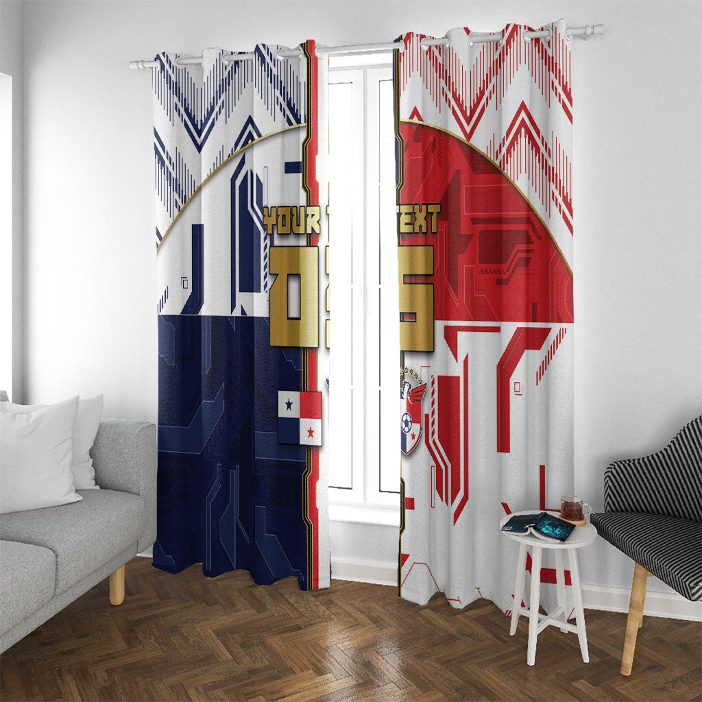 Custom Panama Football Window Curtain Cybernetic Mech Warrior Flag