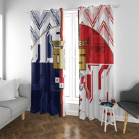 Custom Panama Football Window Curtain Cybernetic Mech Warrior Flag
