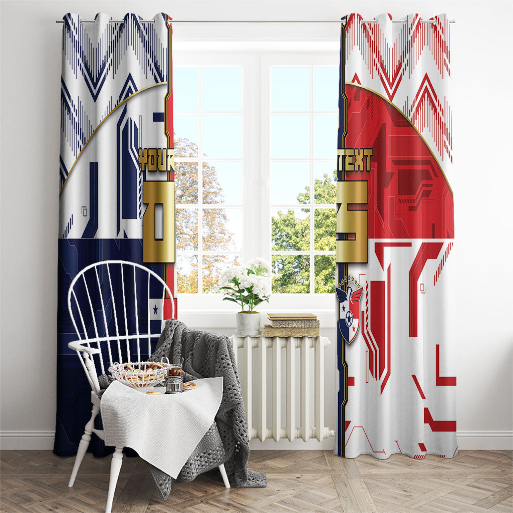 Custom Panama Football Window Curtain Cybernetic Mech Warrior Flag