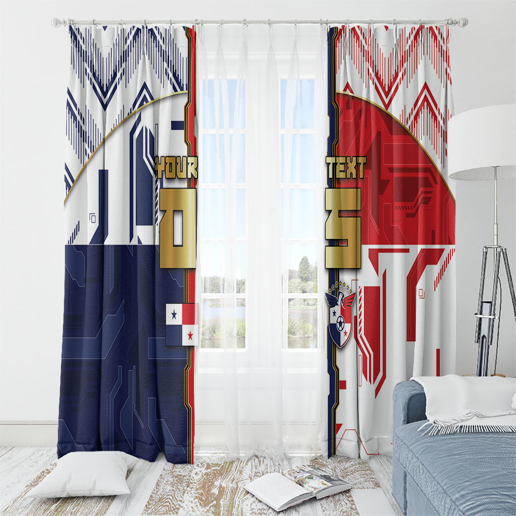 Custom Panama Football Window Curtain Cybernetic Mech Warrior Flag