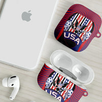 United States Soccer AirPods Case American Eagle Flag Stars And Stripes