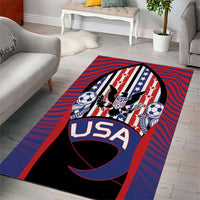 United States Soccer Area Rug American Eagle Flag Stars And Stripes