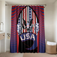 United States Soccer Bathroom Set American Eagle Flag Stars And Stripes