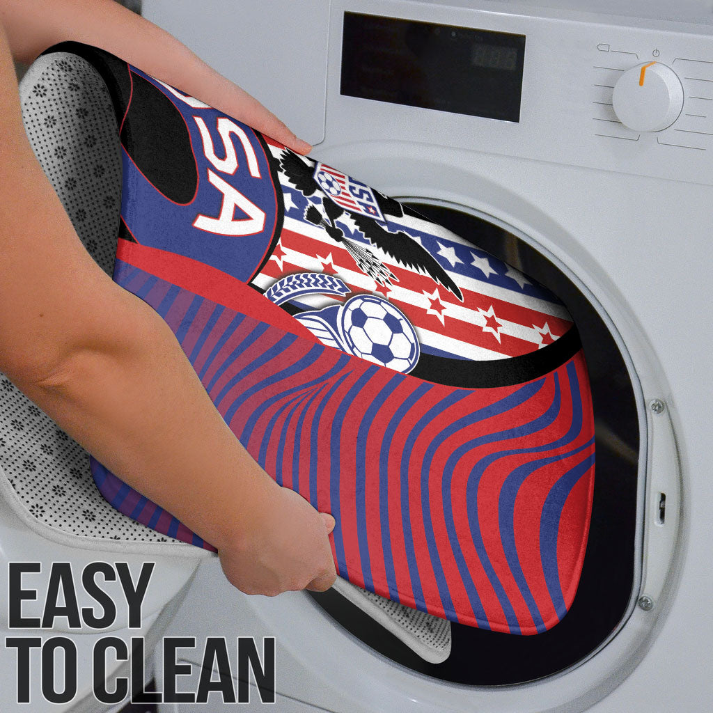 United States Soccer Bathroom Set American Eagle Flag Stars And Stripes