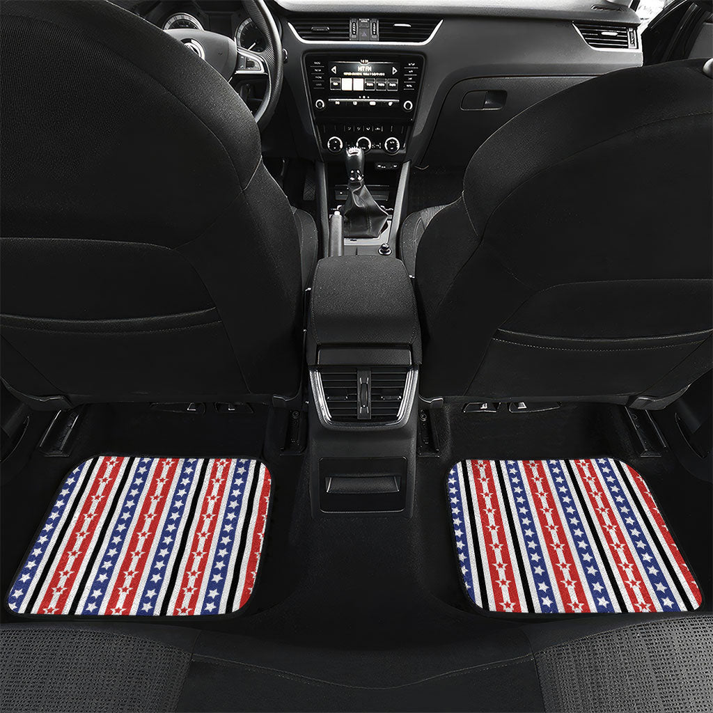 Custom United States Soccer Car Mats American Eagle Flag Stars And Stripes
