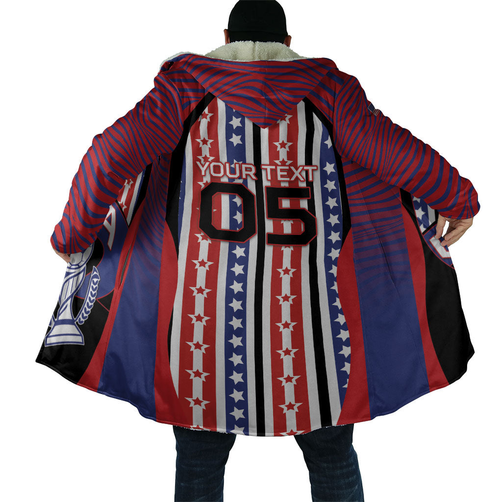 Custom United States Soccer Cloak American Eagle Flag Stars And Stripes